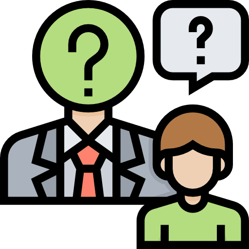 Interview business human resources meeting icon
