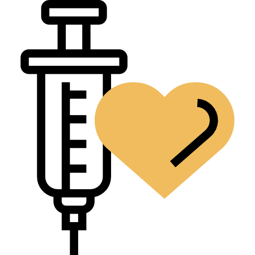 Vaccine cure drugs vaccination icon