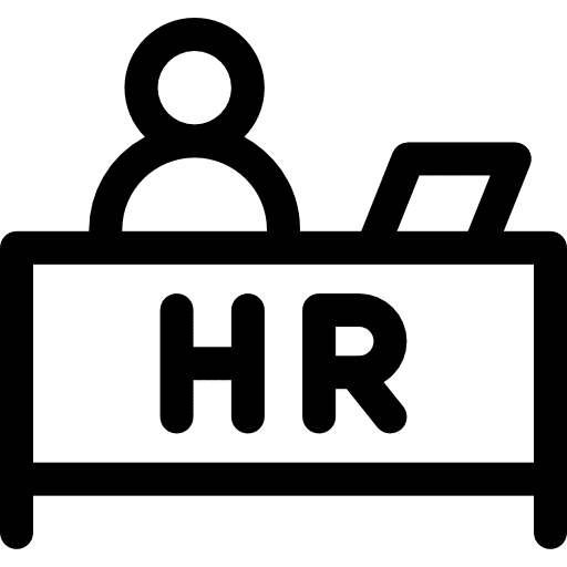 Human resources hr human resources professions and jobs icon