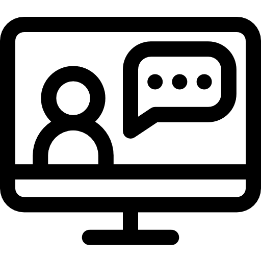 Video conference reunion people video conference icon