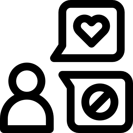 Answers user multimedia chat icon