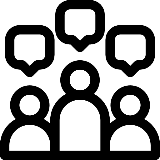 Meeting trade skills negotiation icon