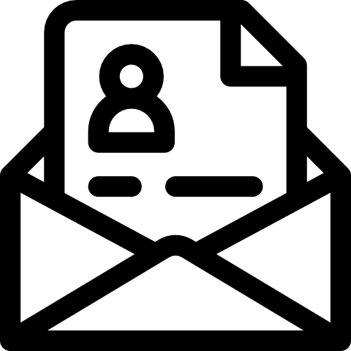 Resume curriculum people communications icon