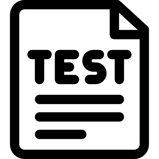 Test document education archive icon