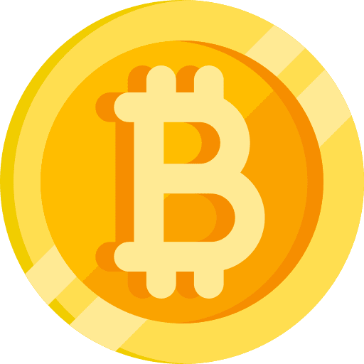 Bitcoin business and finance currency money icon