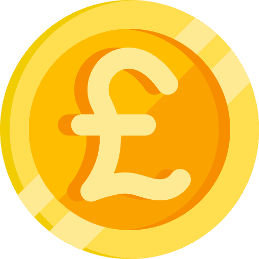 Pound sterling economy business and finance pound sterling icon
