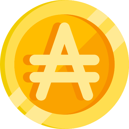Austral coin austral business and finance icon