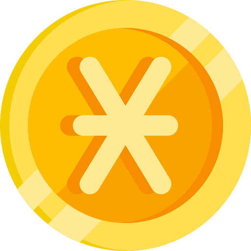 Denarius coin economy money icon