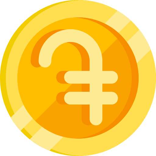 Dram coin exchange currency icon