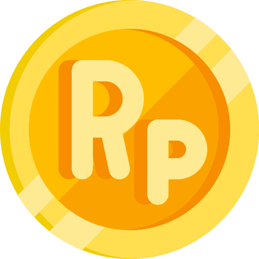Indonesian rupiah indonesian rupiah economy exchange icon
