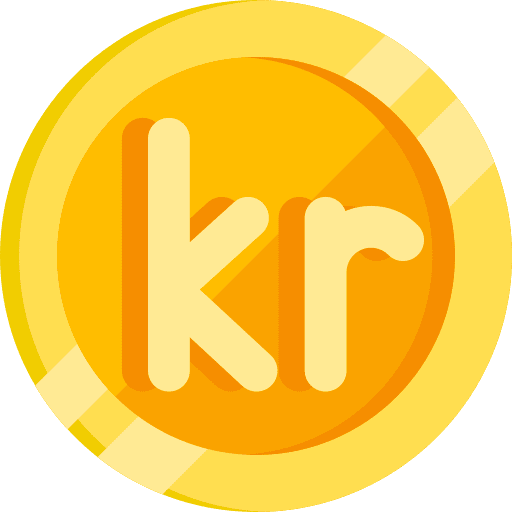 Krone currency economy exchange icon
