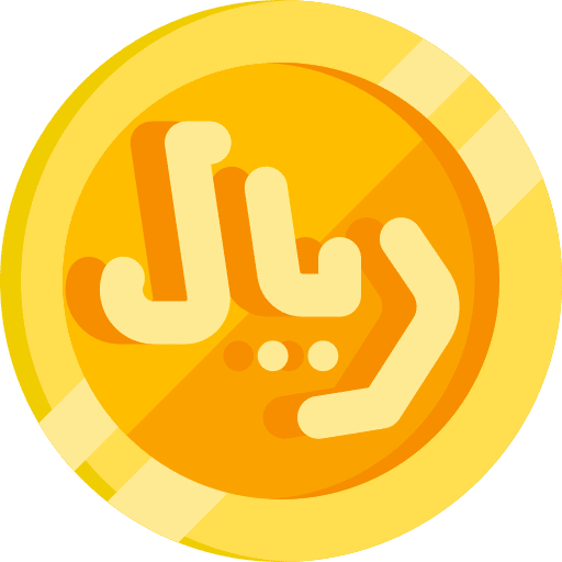 Riyal riyal business and finance coin icon