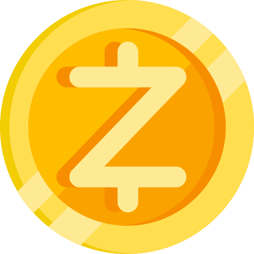 Zcash zcash exchange business and finance icon