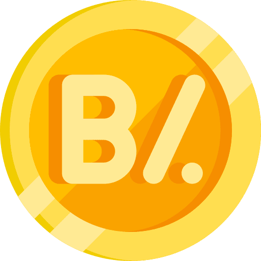 Balboa currency economy business and finance icon