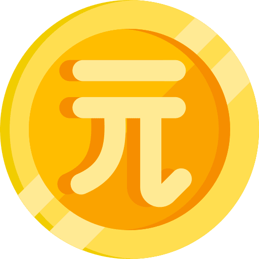 New taiwan dollar business and finance currency economy icon