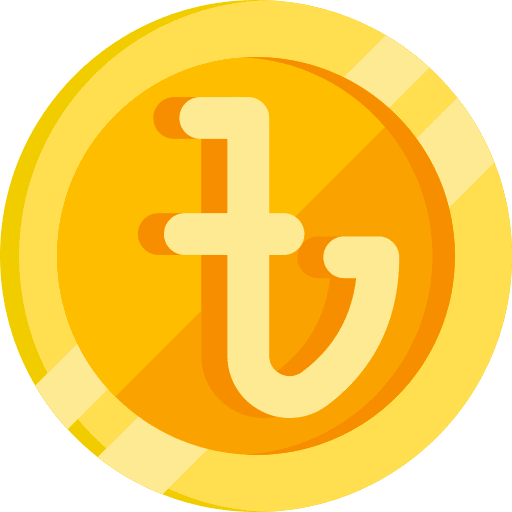 Taka economy money exchange icon