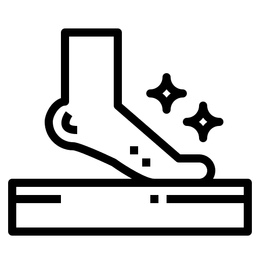 Foot aromatherapy spa treatment icon