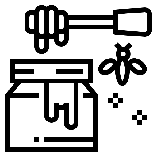 Honey sweet jar organic icon