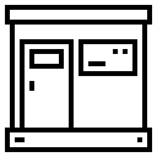 Sauna buildings beauty treatment icon