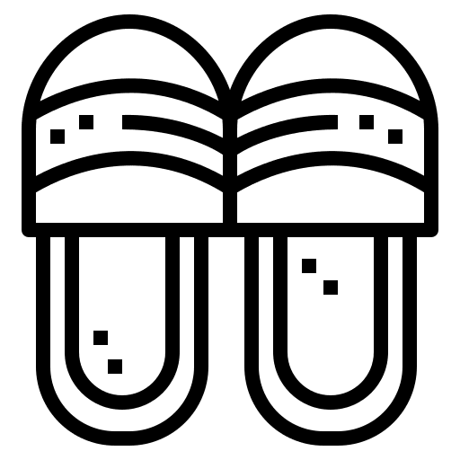 Slippers slipper footwear shoes icon