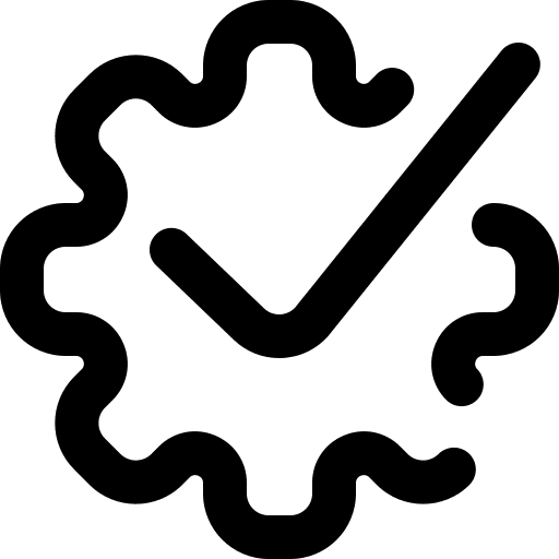 Gear communications operation management icon