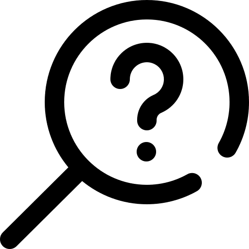 Search search curiosity question icon