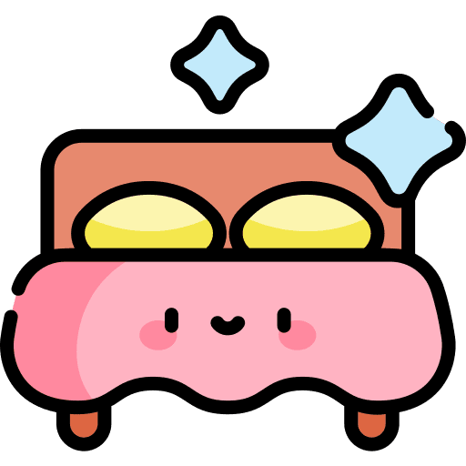 Bed room furniture and household rest icon