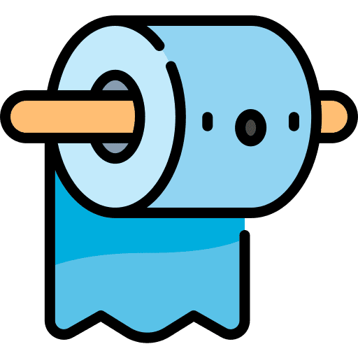 Toilet paper beauty roll toilet icon