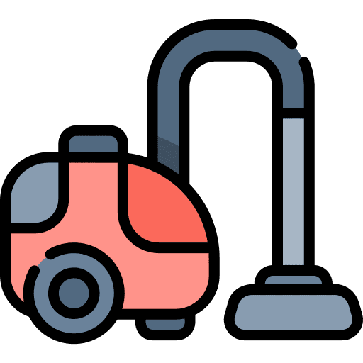 Vacuum furniture and household cleaner hoover icon