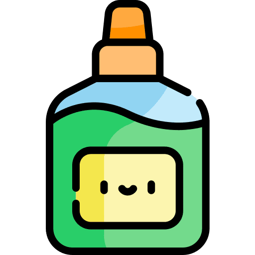 Detergent bleach furniture and household hygiene icon