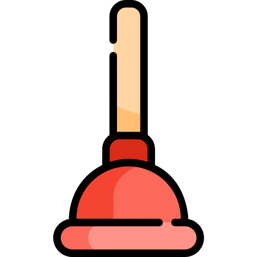 Plunger repair equipment plumber bathroom icon