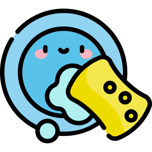 Washing dishes wash plates washing icon