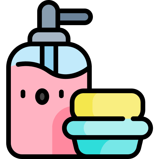 Soap healthcare and medical soap beauty icon