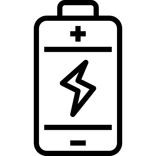 Battery technology full battery ecology and environment icon