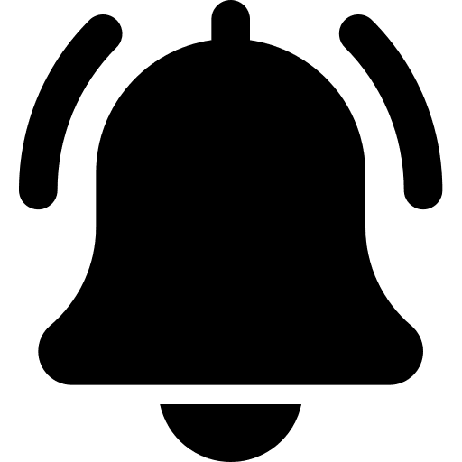 Bell musical instrument alert remind icon