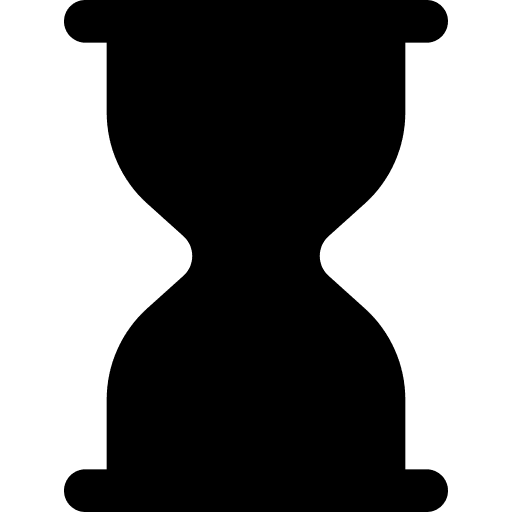 Hourglass time clock hourglass icon