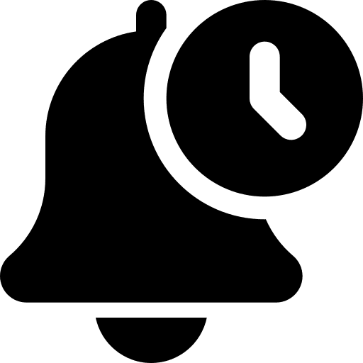 Alarm musical instrument sound alarm icon