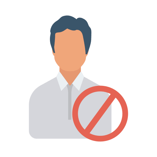 Banned profile avatar user icon