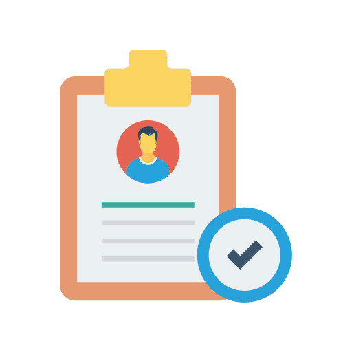 Resume human resources files resume icon