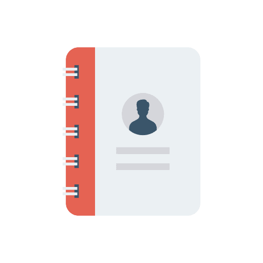 Agenda notebook agenda bookmark icon