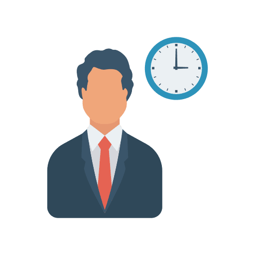 Businessman professions and jobs man boss icon