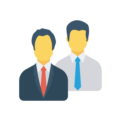 Group teamwork user business and finance icon