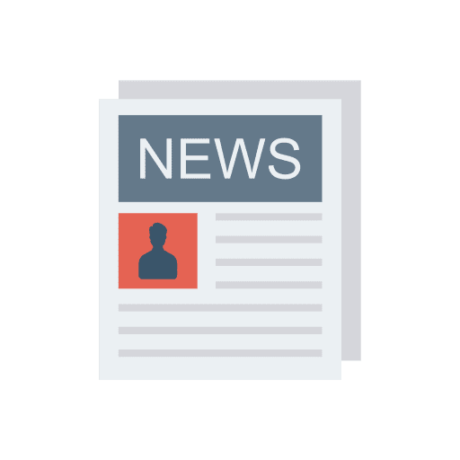 Newspaper newspaper journal news report icon