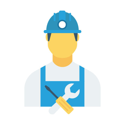 Worker occupation people avatar icon
