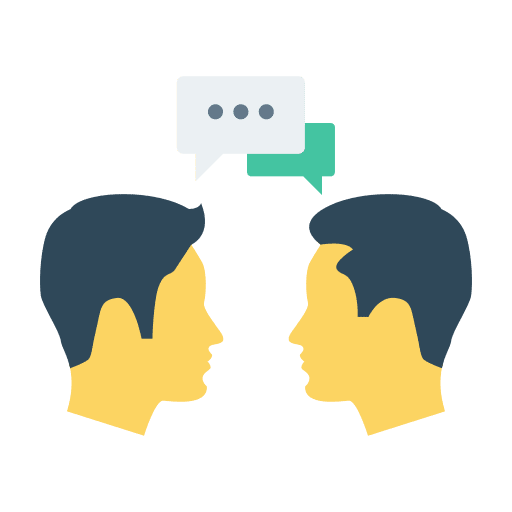 Conversation chat chat bubble debate icon