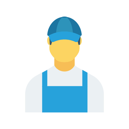 Delivery man occupation people courier icon