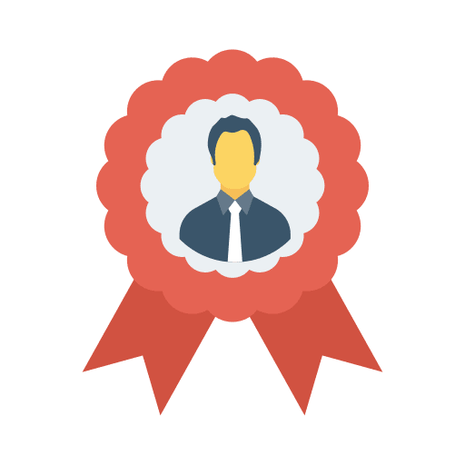 Badge employee medal badge icon