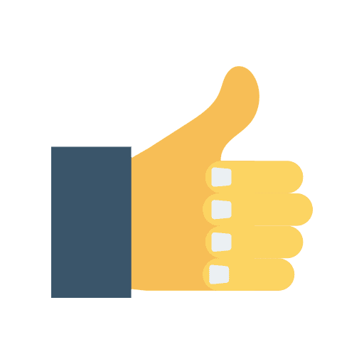 Like hands thumb up finger icon