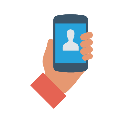 Login login social media mobile phone icon