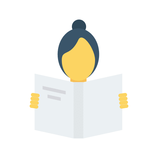Reading people journal reading icon